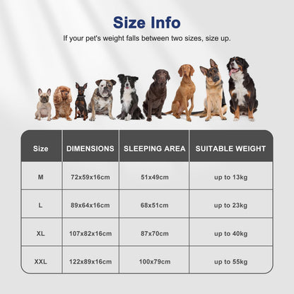 FURTIME Orthopedic Dog Beds Large Sized Dog, XL Washable Dog Sofa Bed