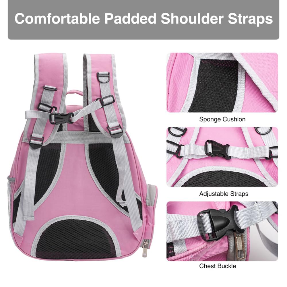 Vivicreate Large Cat Backpack Carrier for Travel and Hiking Carrier
