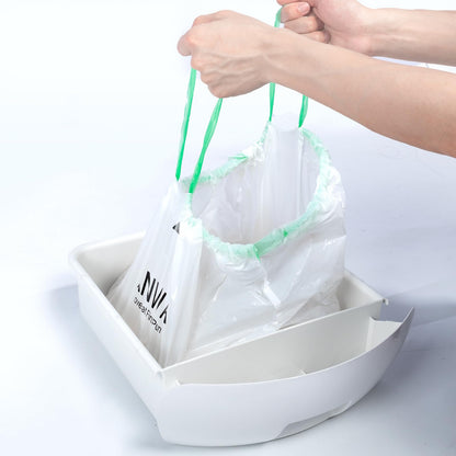 ANWA 120 Count Cat Litter Box Liners for Automatic Cat Litter Box