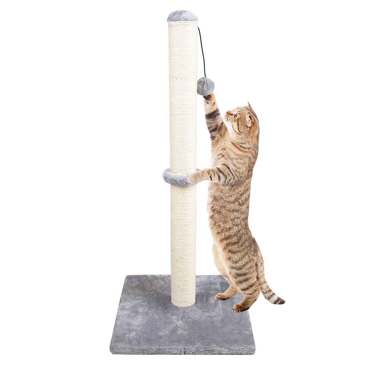 Dimaka 34" Tall Cat Scratching Post for Large Cats and Scratcher