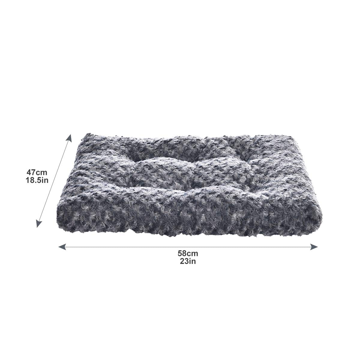 Amazon Basics Washable Cat and Dog Bed and Crate Pad, Indoor, Crate