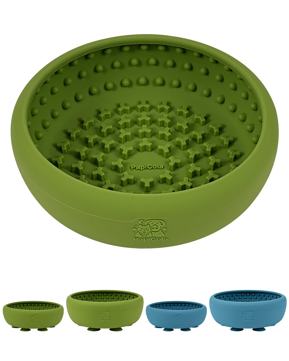 Dog Lick Bowl for Dogs, Lick Mat, Slow Feeder Lick Bowl with Mat