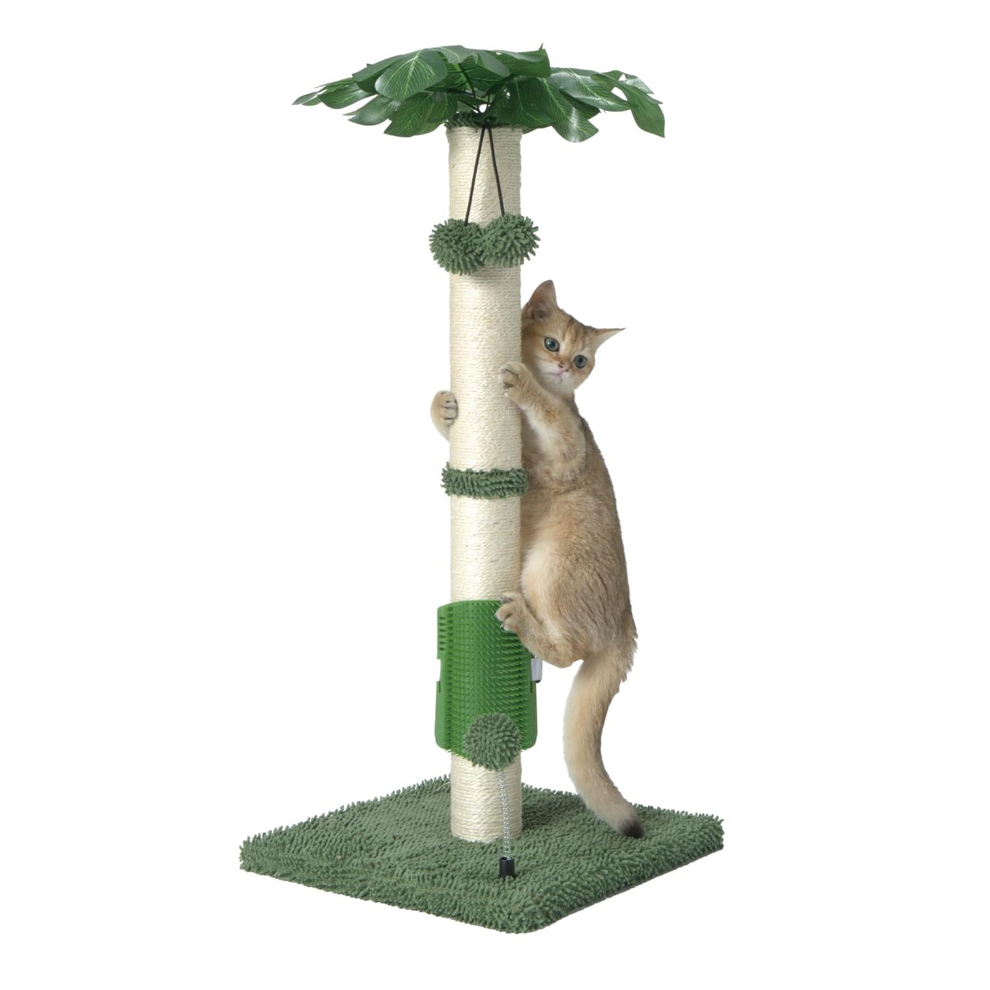 MECOOL Cat Scartching Post，30-inch Cute Scartching Posts for Ball
