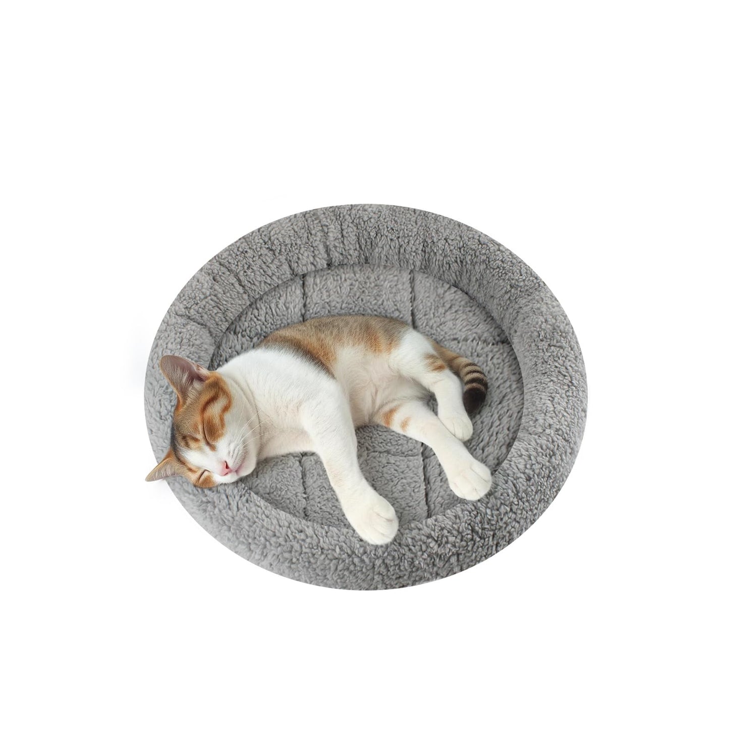 Enjoying Small Cat Bed Mat, 11.81" Round, Self Warming Cat Mat