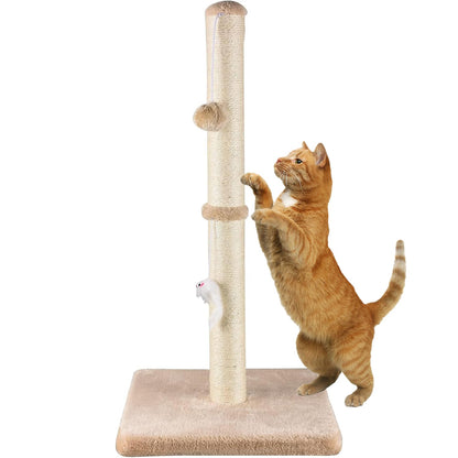 MeowHomm 32” Tall Cat Scratching Posts for Indoor Cats Adults Posts