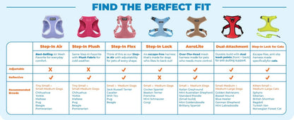 Best Pet Supplies Voyager Mesh Dog Breathable Harness Reflective Set