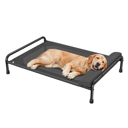 Simple Trending Elevated Dog Bed for Large Dogs, Cooling Raised Bed
