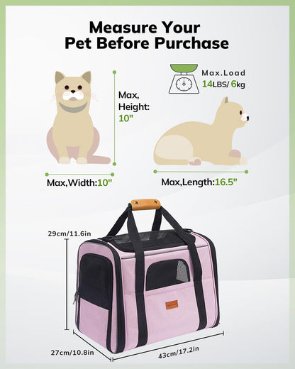 Morpilot Portable Cat Carrier Soft Cat Carrier