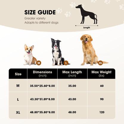 Elevated Dog Bed, Raised Outdoor Dog Bed for Medium Sized Bed