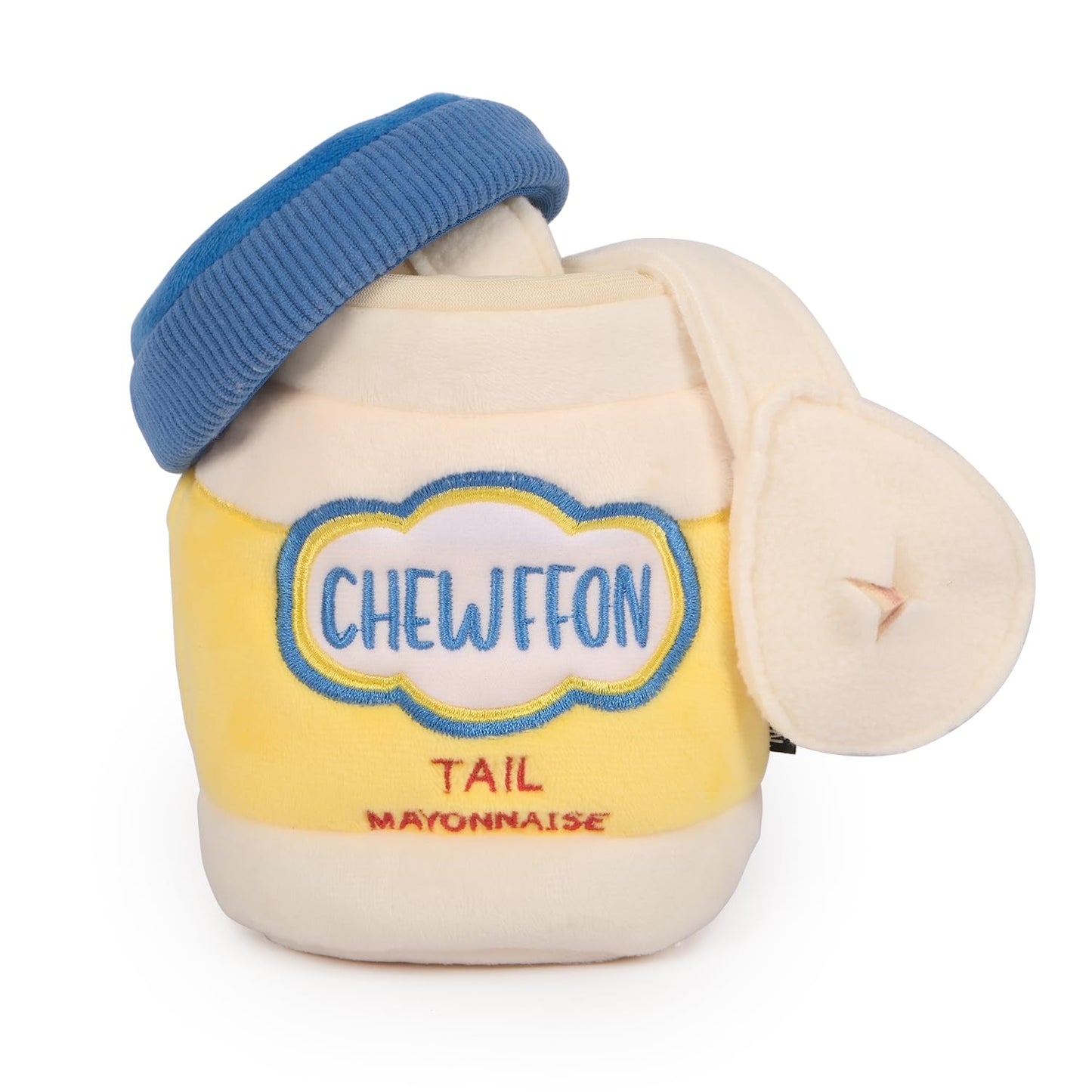 CHEWFFON Dog Enrichment Toys, Interactive Mayonnaise Jar Puzzle