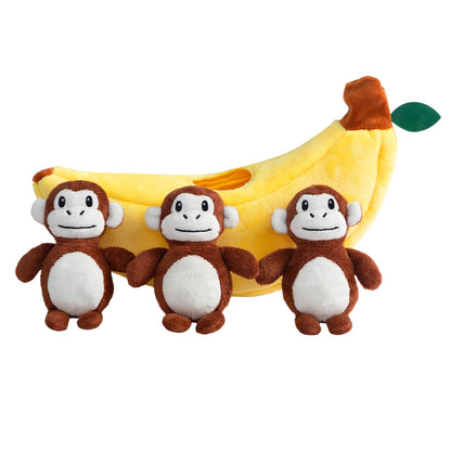 Hollypet Squeaky Dog Toy, Interactive Plush Hide and Seek Dog Toys