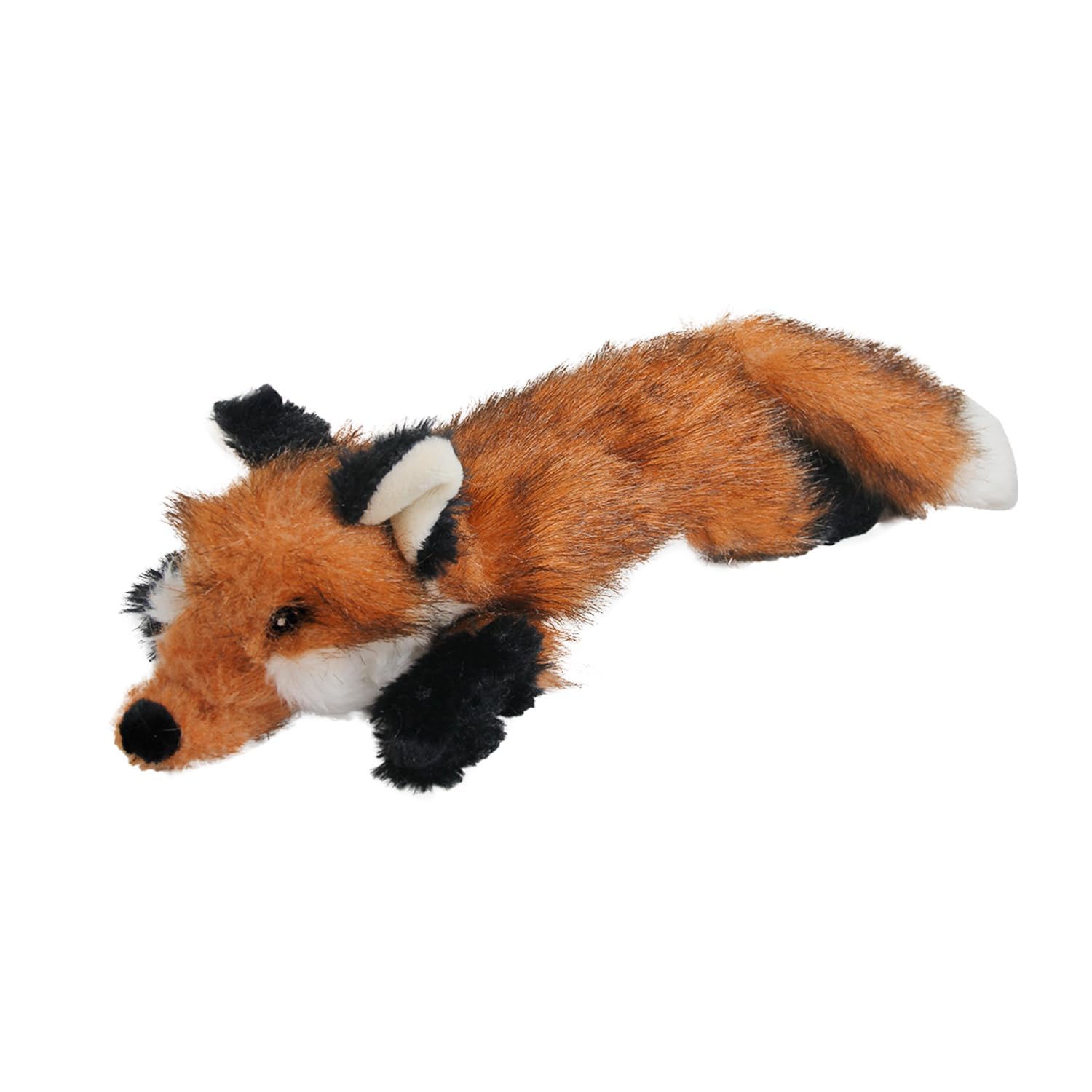 ALL FOR PAWS Dog Squeaky Fox Toy, Stuffed Animal Pet Plush Toys Plush