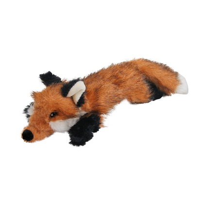 ALL FOR PAWS Dog Squeaky Fox Toy, Stuffed Animal Pet Plush Toys Plush