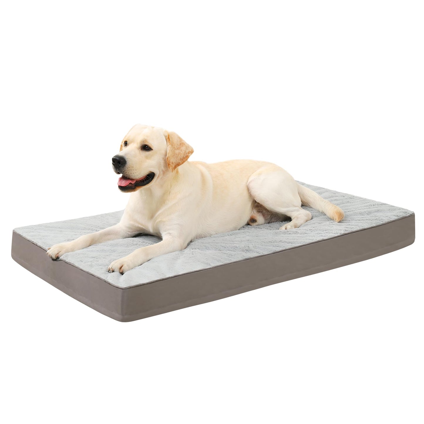 KSIIA Orthopedic Dog Bed, Waterproof, Deluxe Plush, Removable Cover