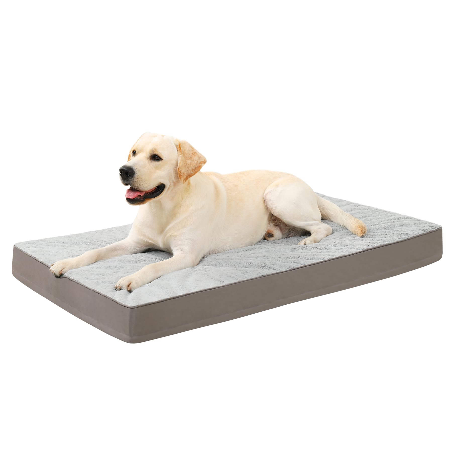 KSIIA Orthopedic Dog Bed, Waterproof, Deluxe Plush, Removable Cover