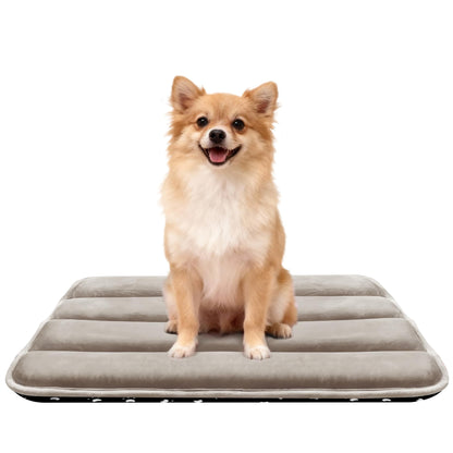 pobopobo Dog Crate Pad, Ultra Soft Anti-Slip Kennel Mat, Secure Bed