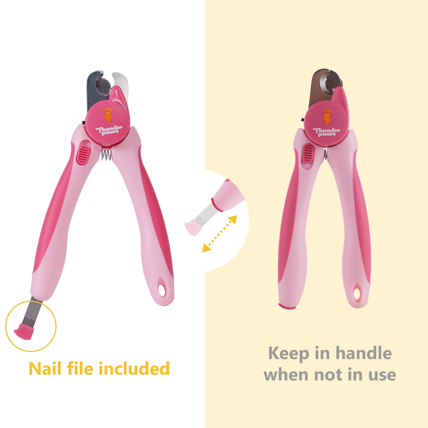 Thunderpaws Nail Clippers for Dogs Nail Trimmer with Safety Clipper