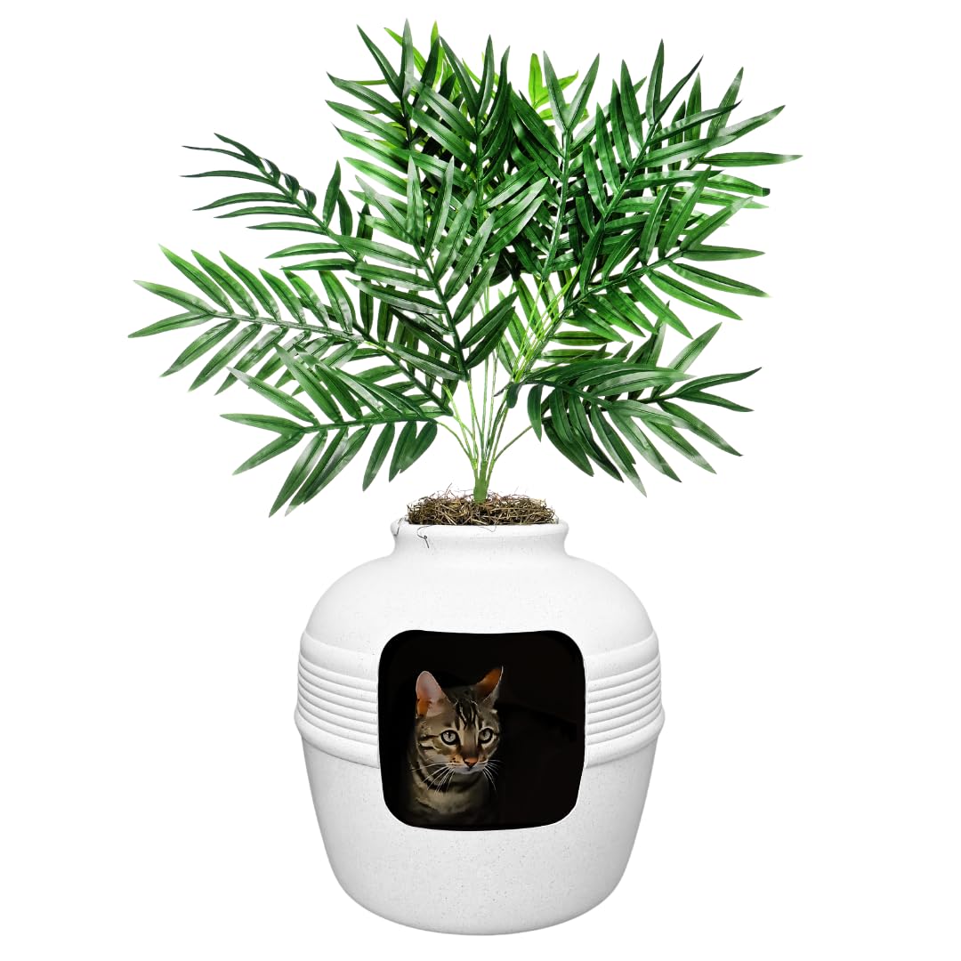 Good Pet Stuff Hidden Litter Box Planter, Decorative Cat Litter