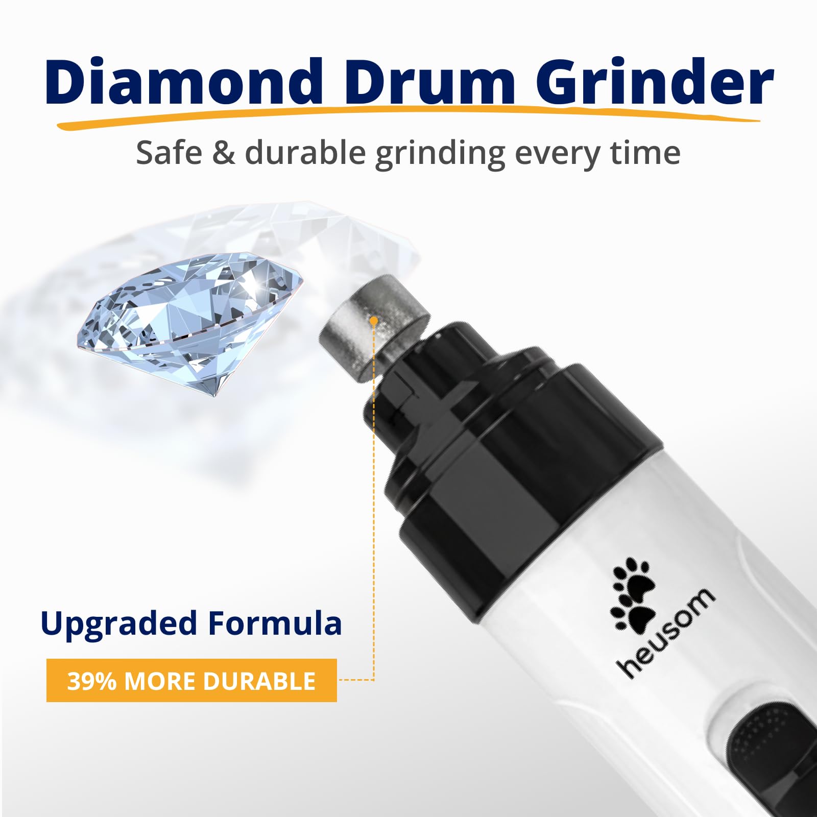 Heusom Replacement Drum Grinders Silent Groom Pro Nail Grinder Grinder