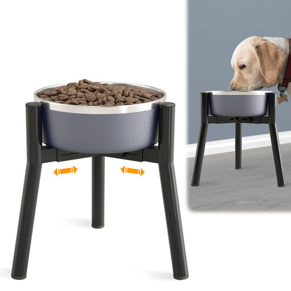SHAINFUN Adjustable Dog Bowl Stand, Tall Elevated Feeder for Bowl