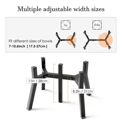 SHAINFUN Elevated Dog Bowl Stand for Medium Large Breeds, Bowl