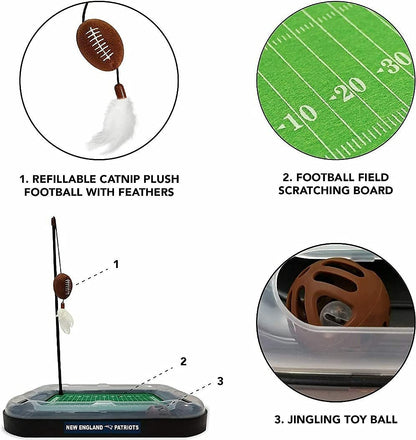 CAT SCRATCHING BOARD NFL LOS VEGAS Raiders Football Field Catnip