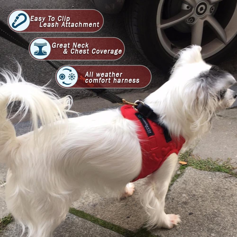 Comfort Fit Dog Harness No Pull No Escape Harness Adjustable Harness