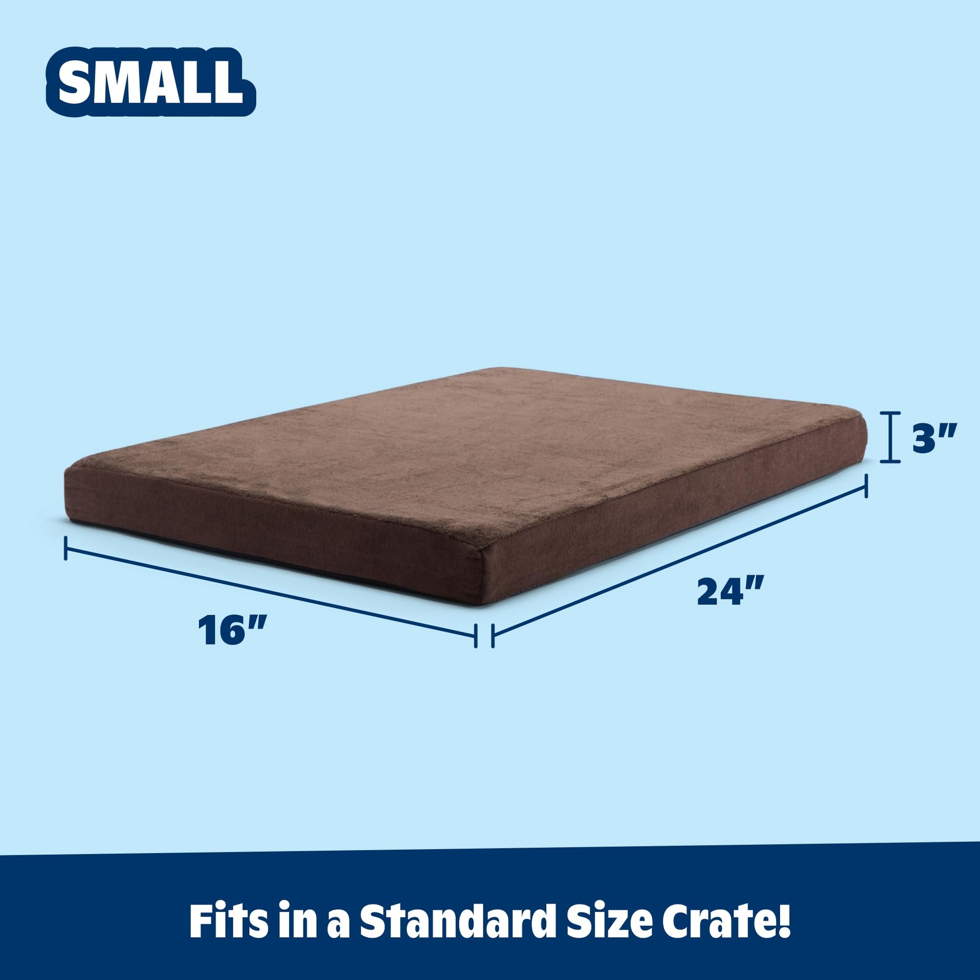 Barkbox Orthopedic Dog Bed, Comfortable Memory Foam Mattress for Bed