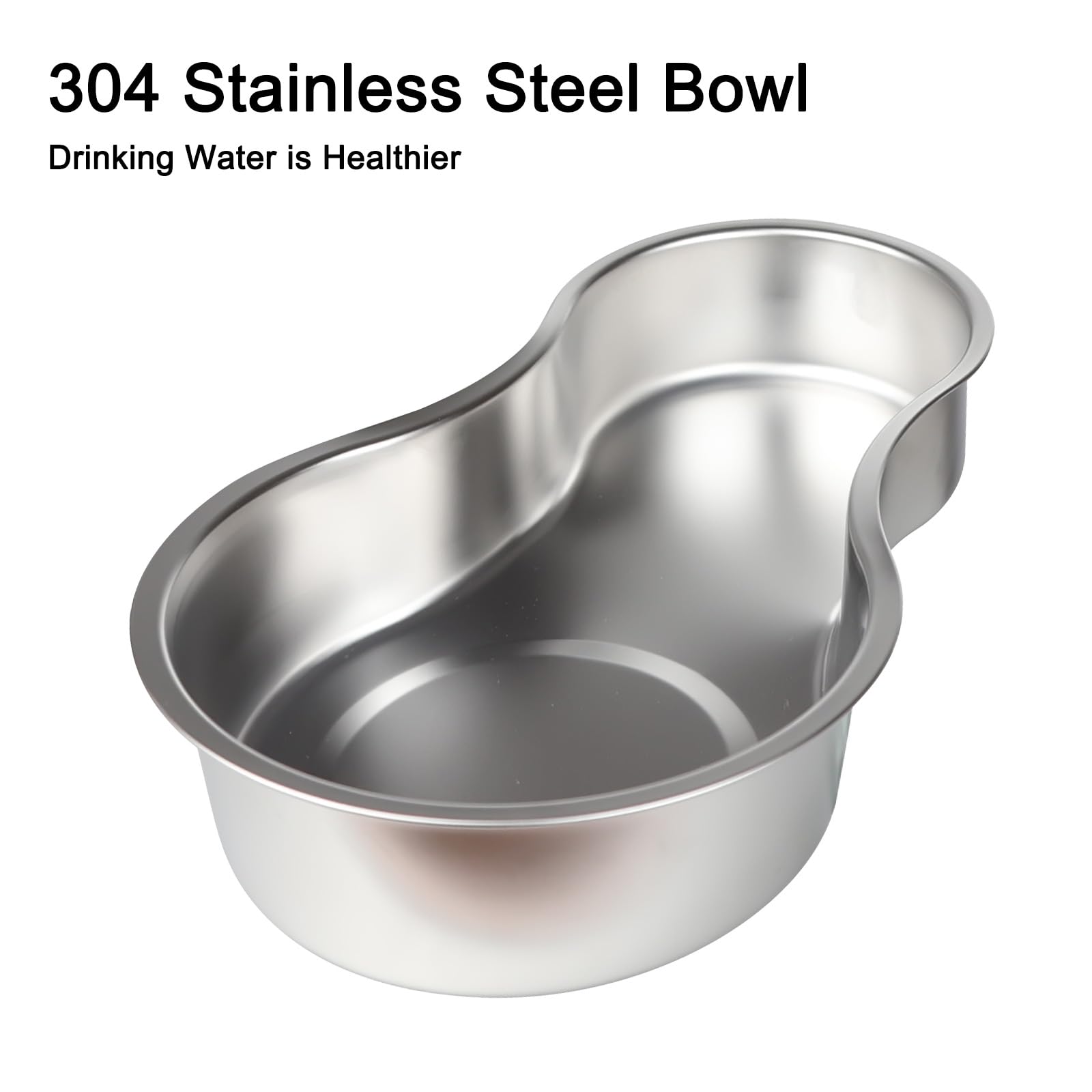 Sfozstra Large Dog Water Dispenser: Large Capacity Gravity Water Bowl