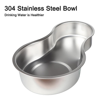 Sfozstra Large Dog Water Dispenser: Large Capacity Gravity Water Bowl