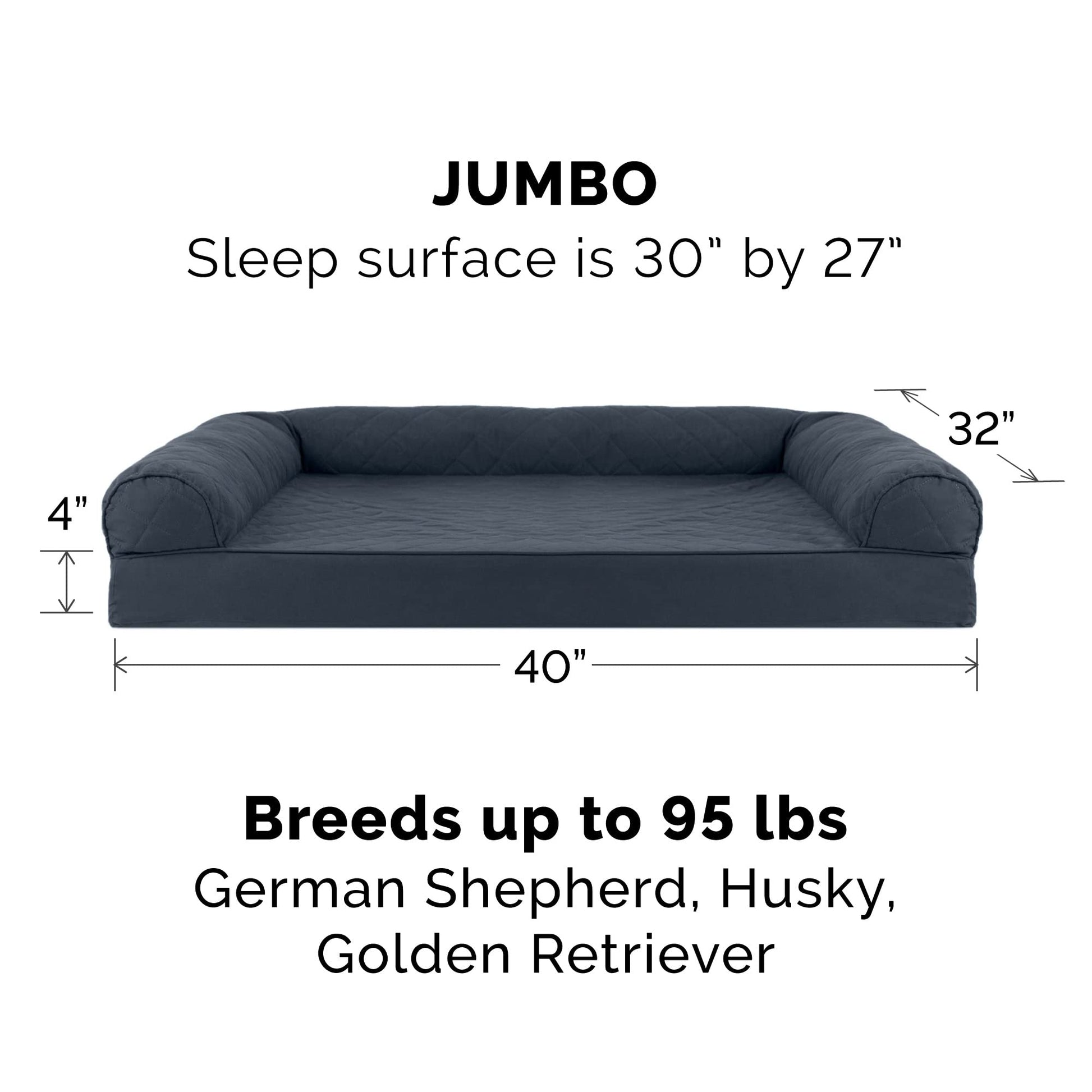 FurHaven Dreamer Sofa Orthopedic Dog Bed