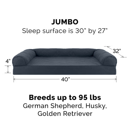 FurHaven Dreamer Sofa Orthopedic Dog Bed