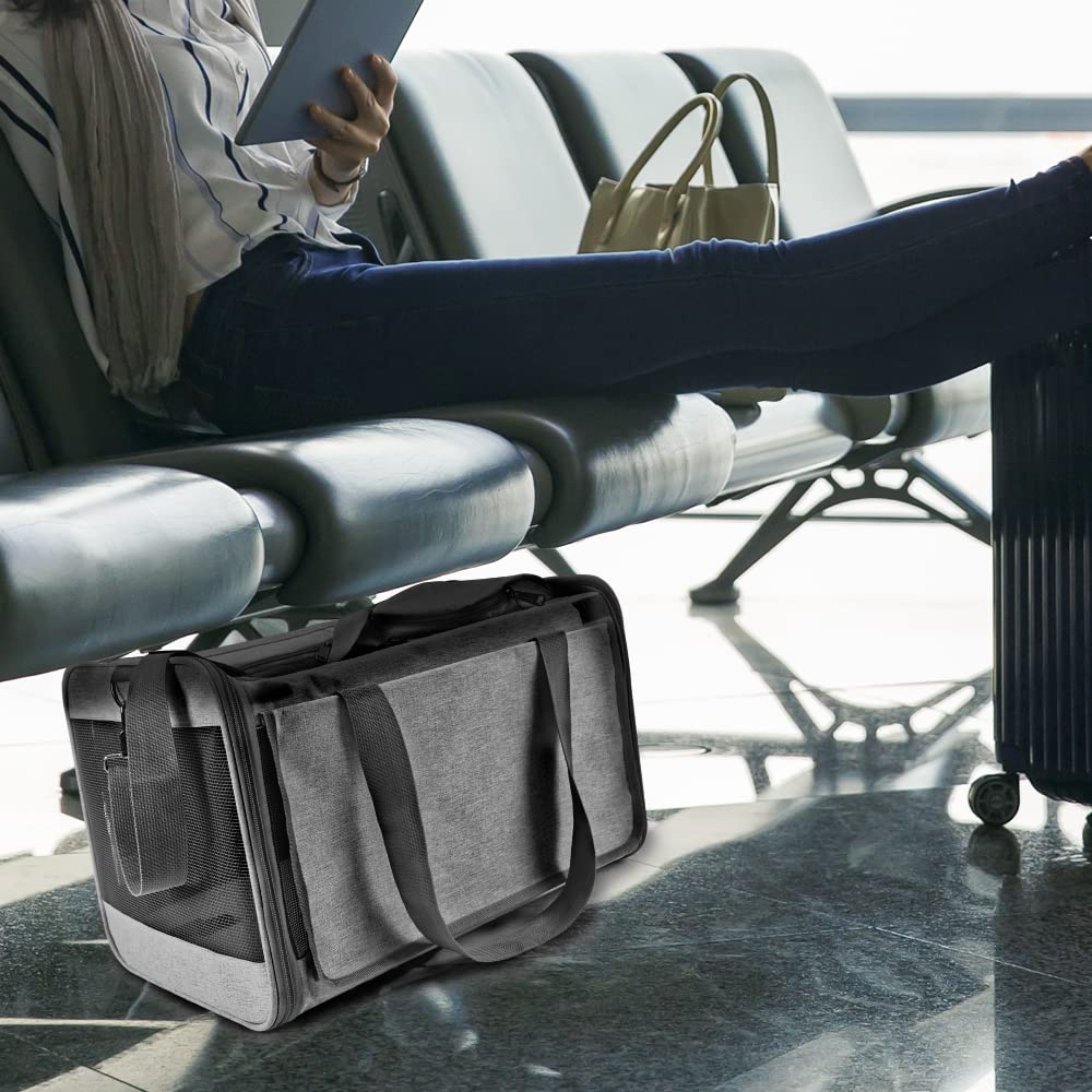 GAPZER Pet Carrier for Large Cats, Soft-Sided Cat Carrier