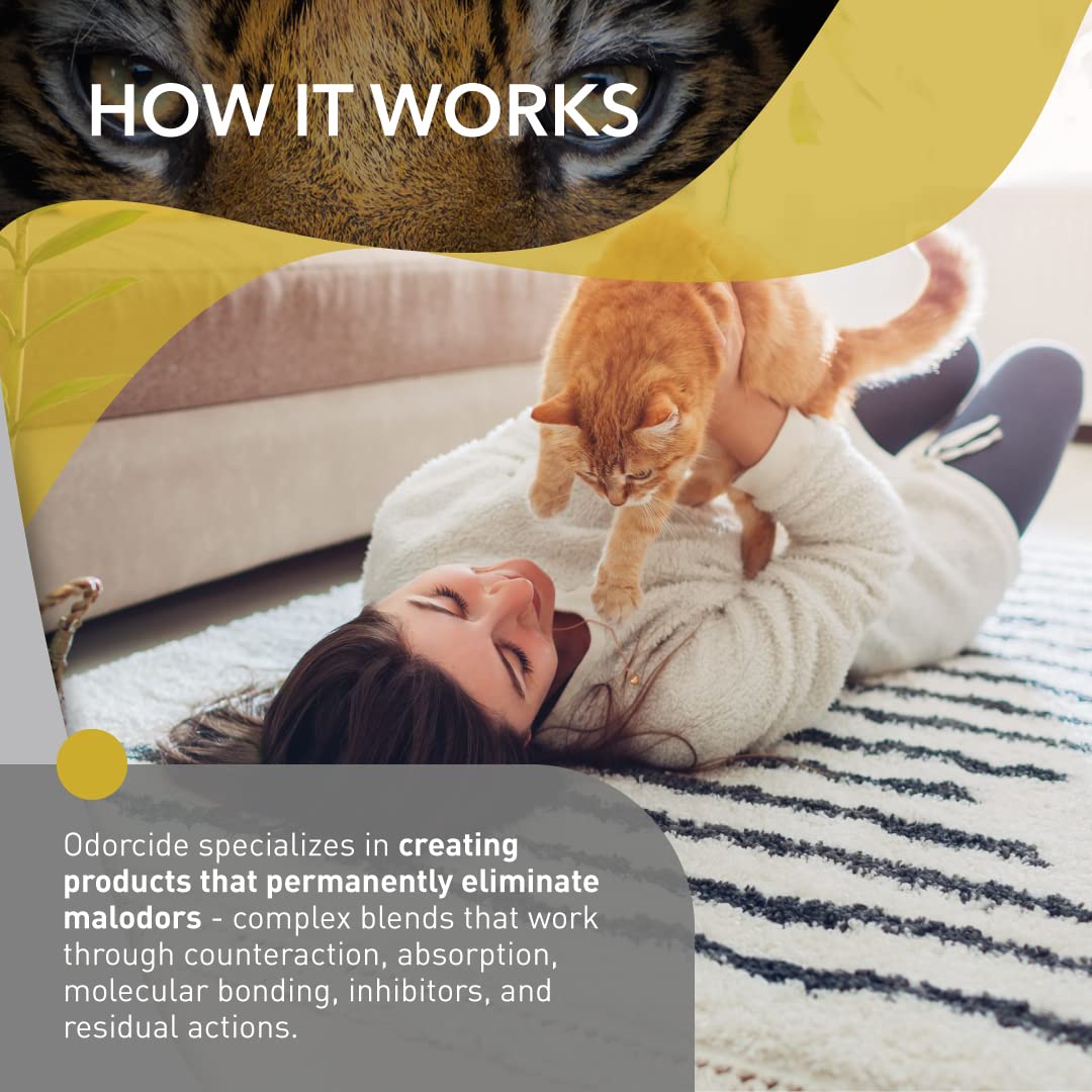 Odorcide Cat Attack Concentrate Cat Urine Remover for Carpet Box