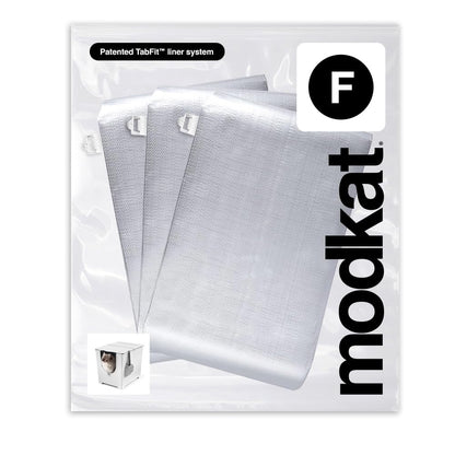 Modkat Cat Litter Box Liners (3-Pack) Liner Type F -Durable, Tear Box
