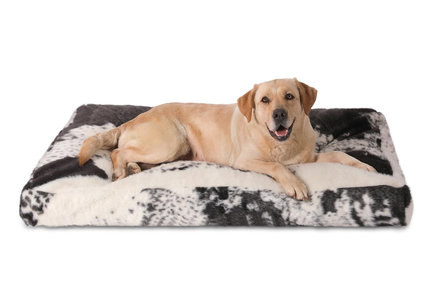 Bedfolks Waterproof Crate Bed, Plush Dog Kennel Pad with Removable Bed