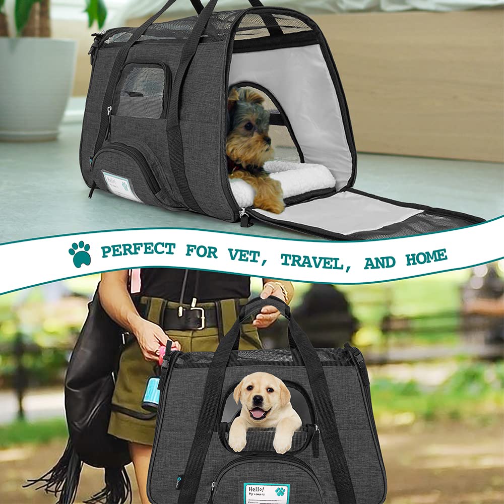 PetAmi Airline Approved Soft-Sided Dog and CAT Travel Carrier