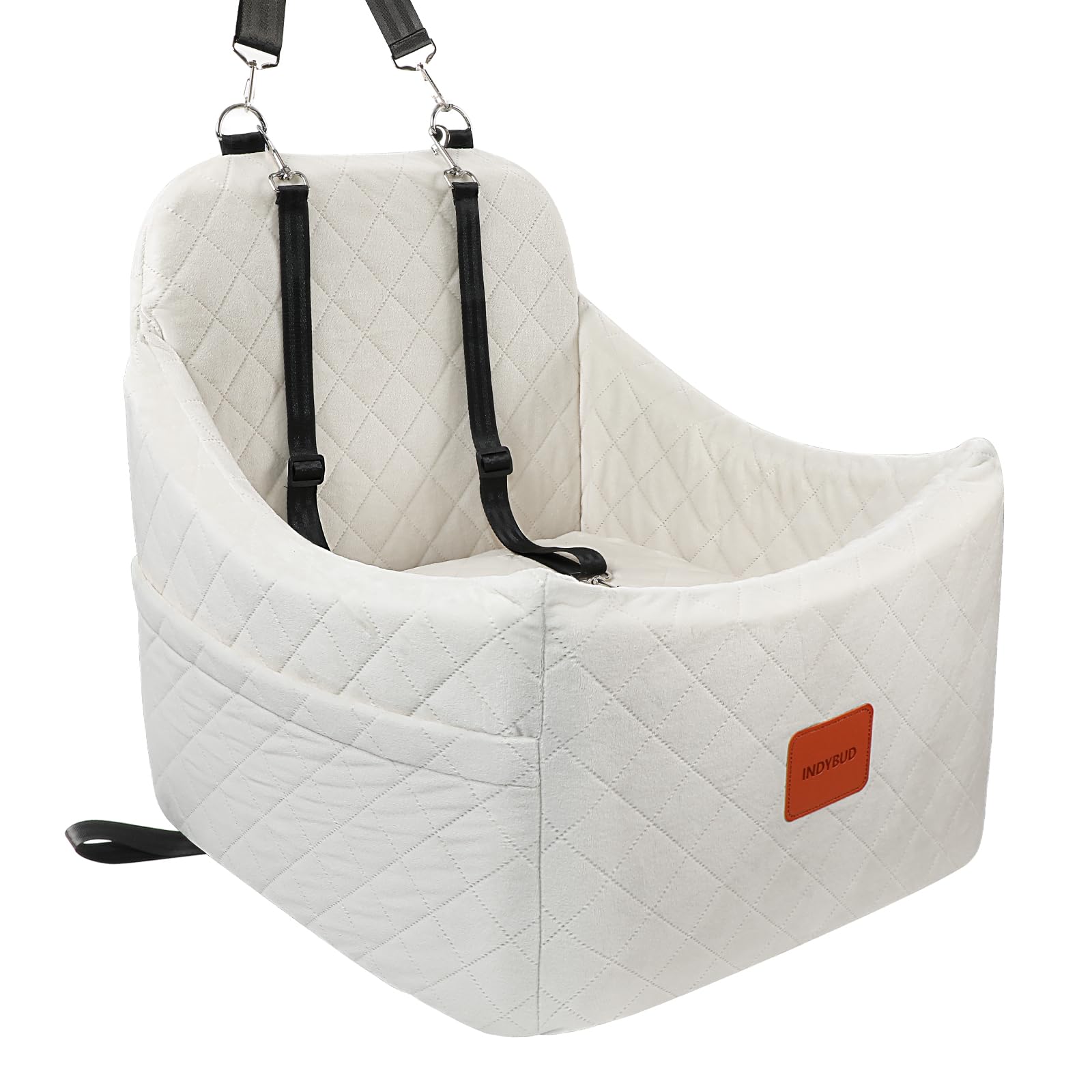 INDYBUD Dog Car Seat for Dogs up to Small Medium Dog Booster Seat