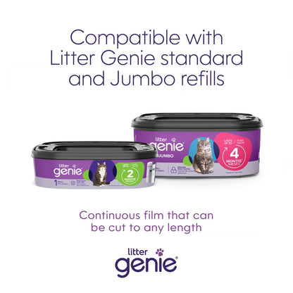 Litter Genie Standard Pail Cat Litter Box Waste Disposal System Box