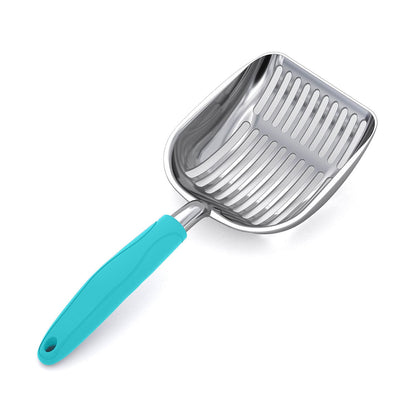 WePet Cat Litter Scoop, Aluminum Alloy Sifter, Kitty Metal Scooper Box