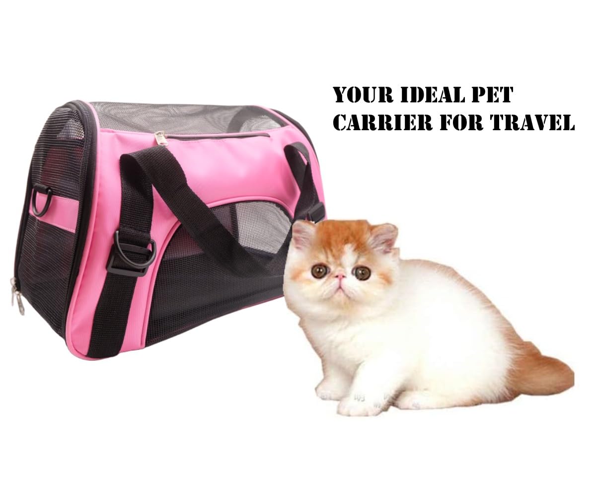 ZaneSun Cat Carrier,Soft-Sided Pet Travel Carrier for Cats,Dogs Bag
