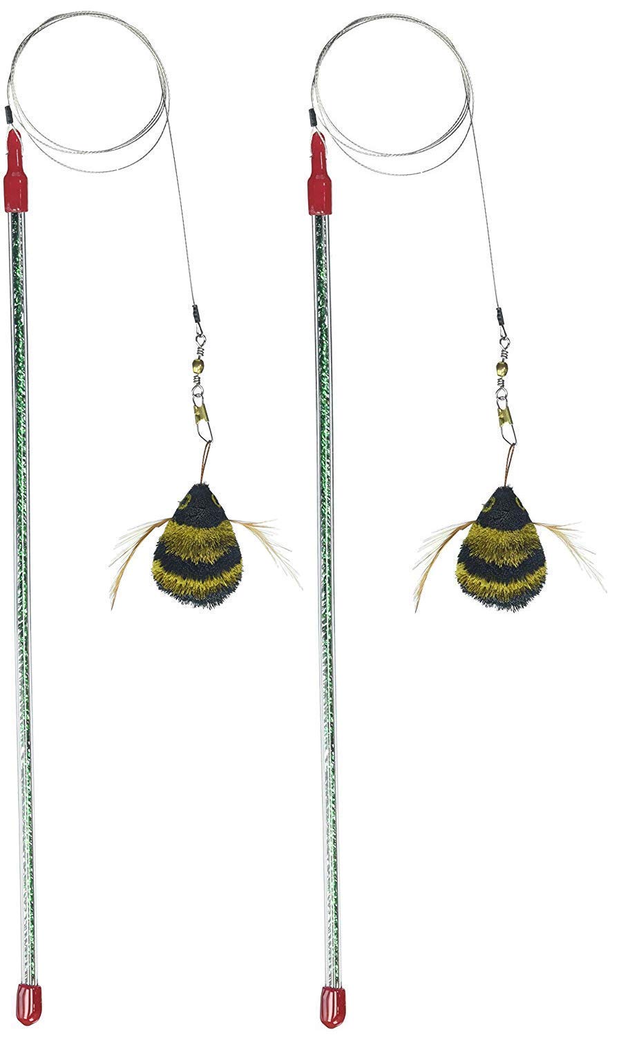 Go Cat Cat Catcher Da Bee Cat Toy, Handmade in the USA (1 Bee) Toy