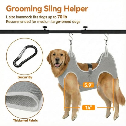 Dog Grooming Arm for Table, L Size, Adjustable 42" Height 31"-43"