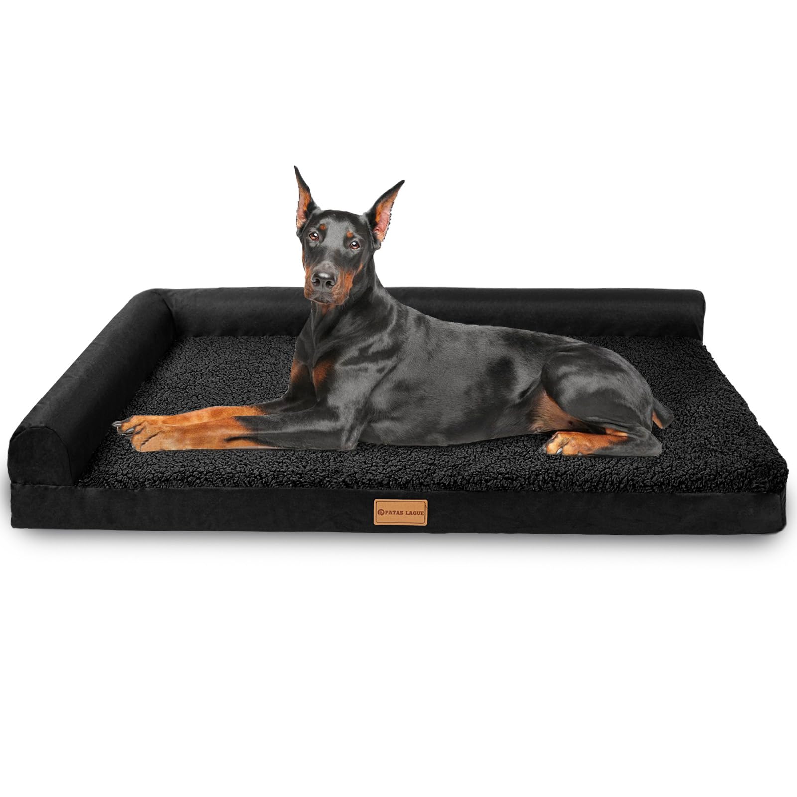Patas Lague Orthopedic Jumbo Dog Bed for Extra Large Dogs X40'' Bed