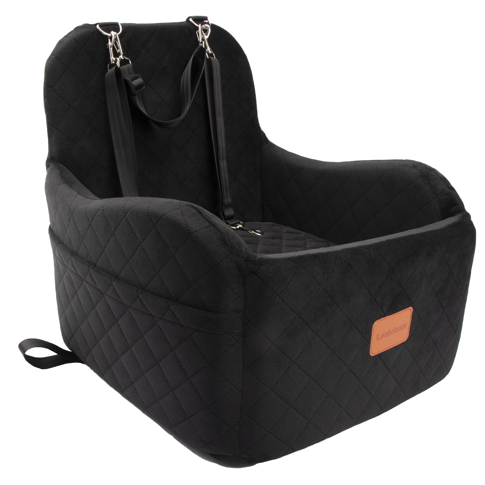 Lealchum Dog Booster Car Seat for Small/Medium Dogs Up to Seat