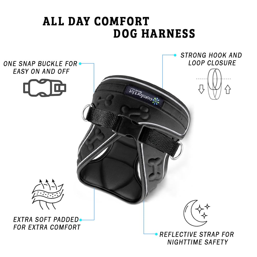 Comfort Fit Step-in Dog Harness for Small Medium Dogs XS No Harness
