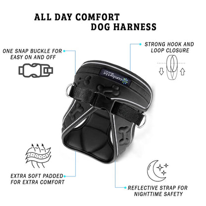 Comfort Fit Step-in Dog Harness for Small Medium Dogs XS No Harness