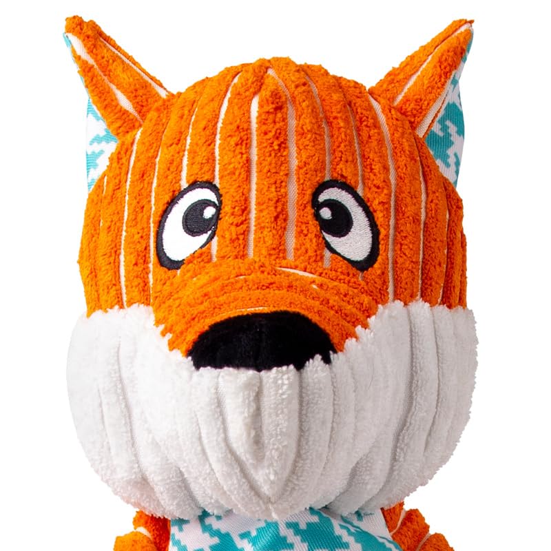 KONG Floppy Knots Durable No‑Stuffing Squeaky Rope Plush Dog Toy