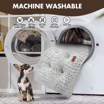 Dog Bed Crate Pad Soft Fluffy Pet Cushion Mat Anti-Slip Comfy Kennel