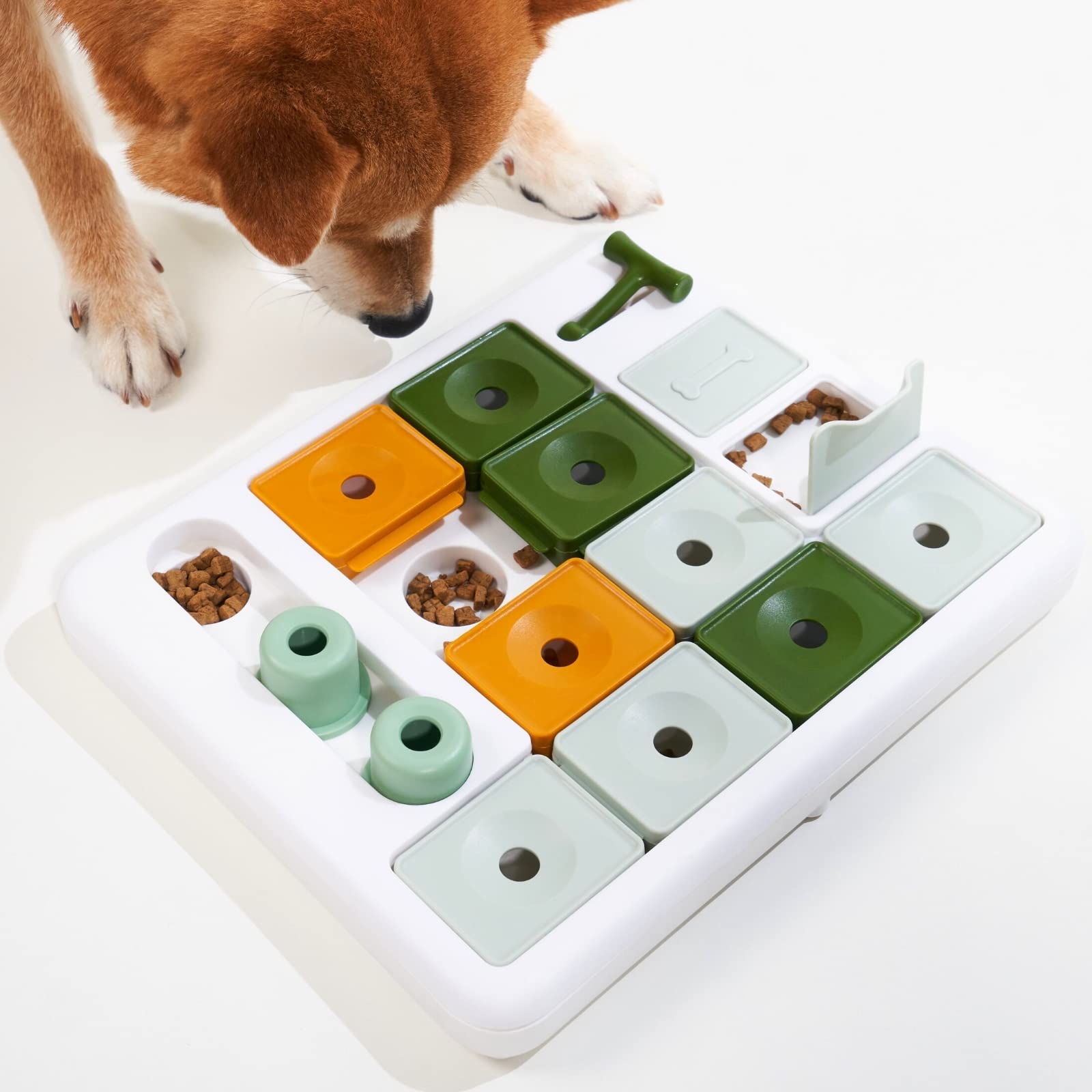 Barkwhiz Dog Puzzle Toy 3 Levels, Mental stimulating for Boredom Toy